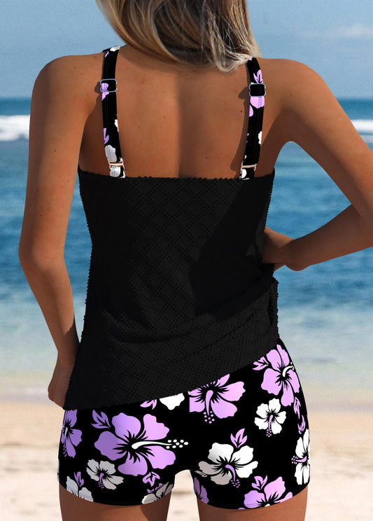 Nicole | Women's Summer Round Neck Tankini Swimsuit
