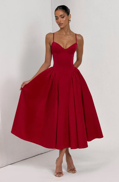 Diana | Women's Sophisticated A-line Midi Dress