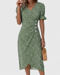 Charlotte | Women's Summer Floral Wrapped Dress