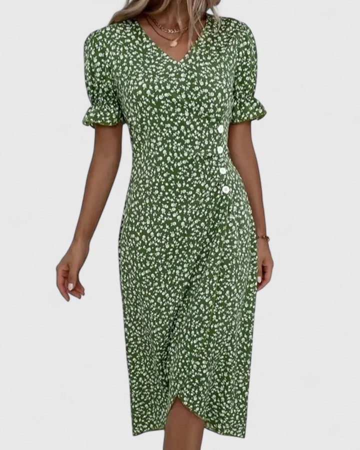 Charlotte | Women's Summer Floral Wrapped Dress