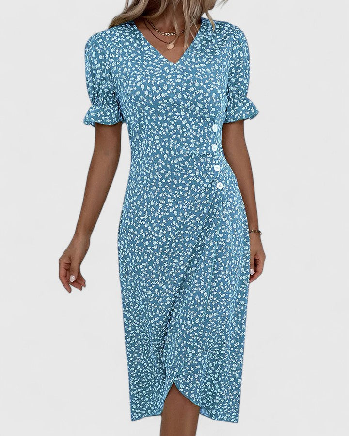 Charlotte | Women's Summer Floral Wrapped Dress