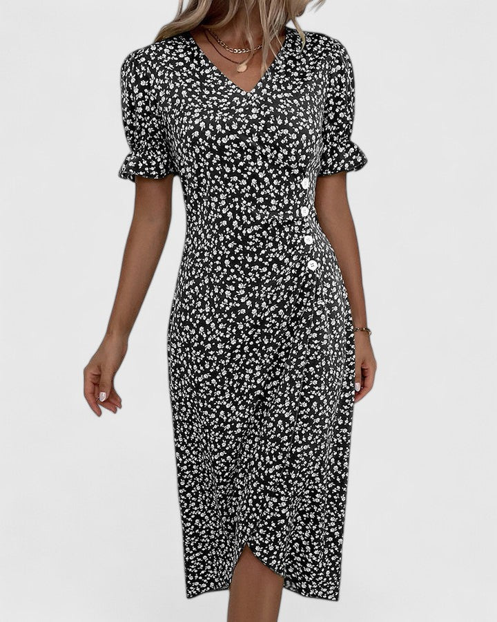 Charlotte | Women's Summer Floral Wrapped Dress