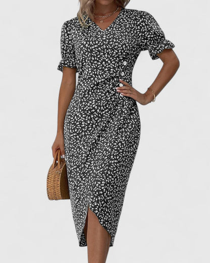 Charlotte | Women's Summer Floral Wrapped Dress