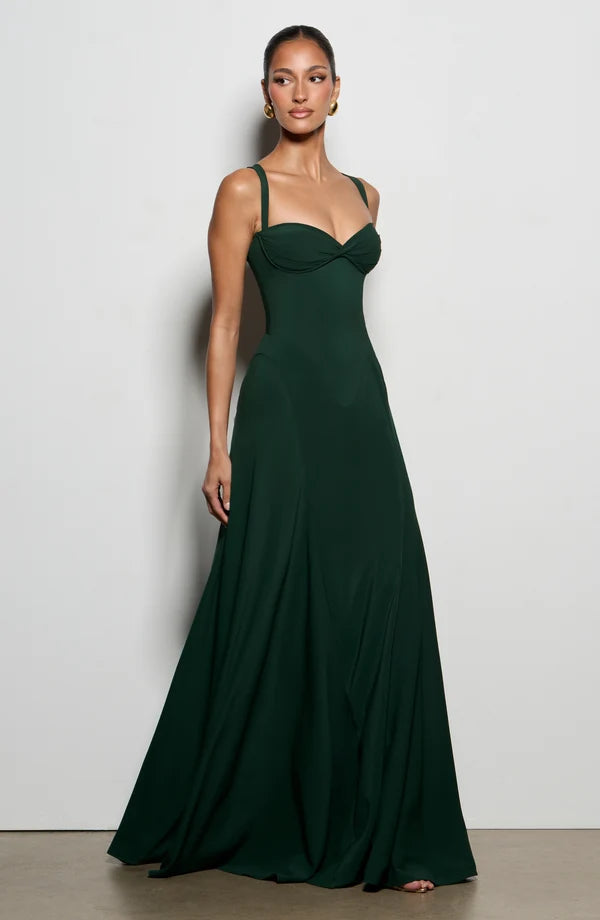 Emma | Women's Sweetheart Wedding Guest Maxi Dress