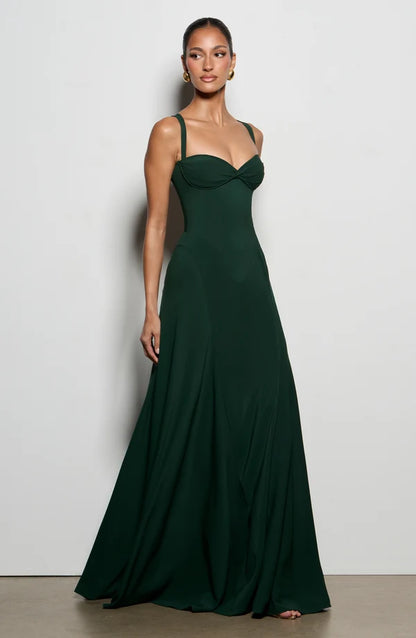 Emma | Women's Sweetheart Wedding Guest Maxi Dress