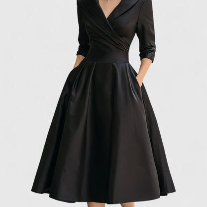 Sona | Women's Elegant Wrap Midi Dress