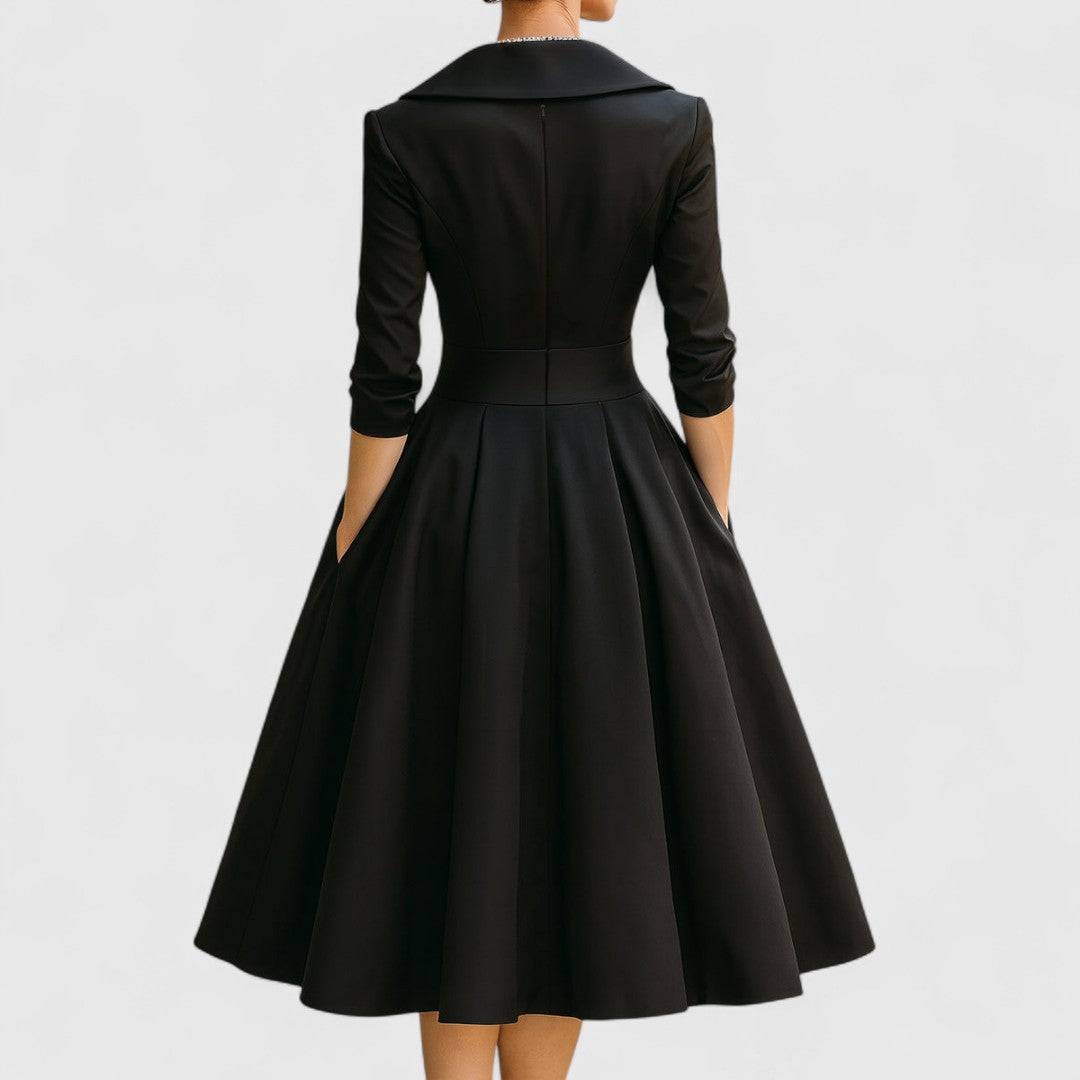 Sona | Women's Elegant Wrap Midi Dress