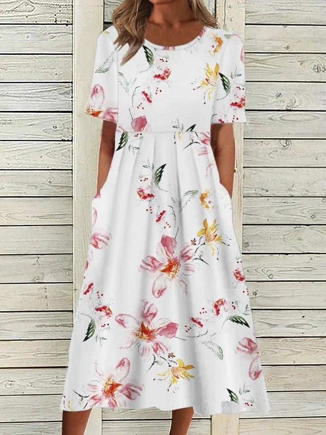 Sandra | Women's Summer Floral Printed Dress