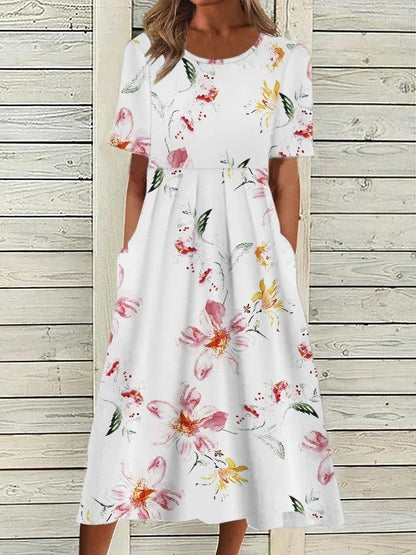 Sandra | Women's Summer Floral Printed Dress
