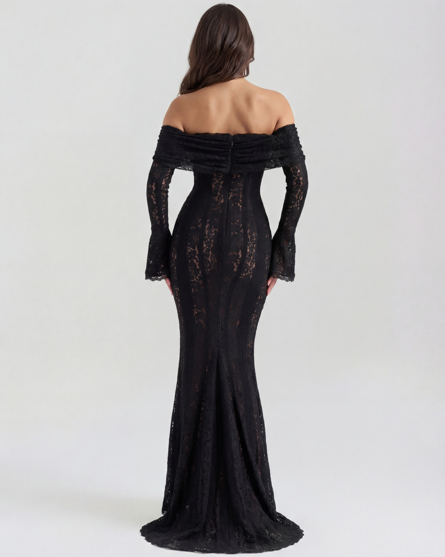 Sharon | Women's Off-Shoulder Maxi Wedding Guest Dress
