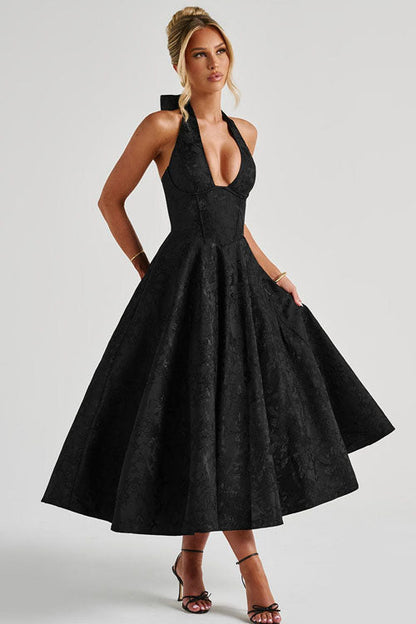 Lucy | Women's Elegant A-line Wedding Guest Dress