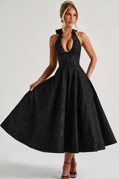 Lucy | Women's Elegant A-line Wedding Guest Dress