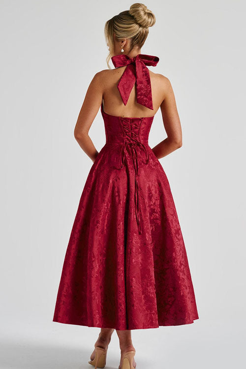 Lucy | Women's Elegant A-line Wedding Guest Dress