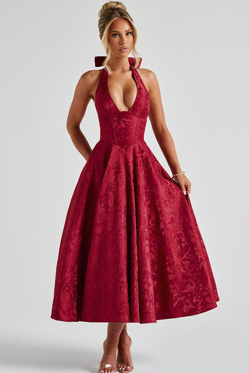 Lucy | Women's Elegant A-line Wedding Guest Dress