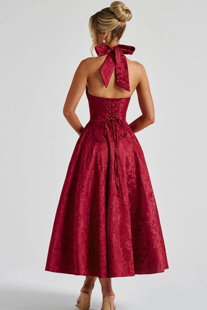 Lucy | Women's Elegant A-line Wedding Guest Dress