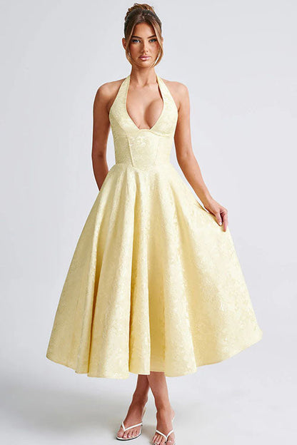 Lucy | Women's Elegant A-line Wedding Guest Dress