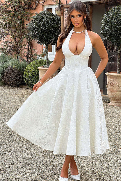 Lucy | Women's Elegant A-line Wedding Guest Dress