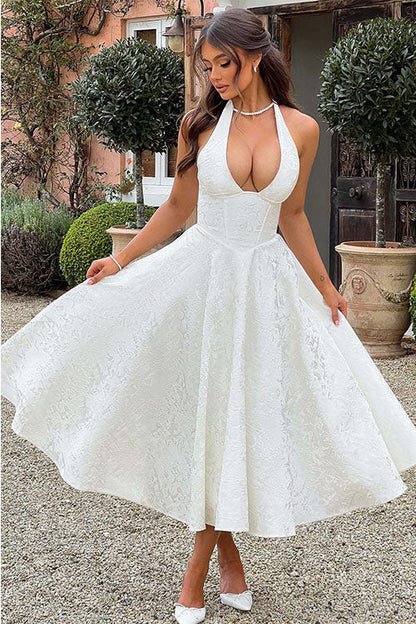 Lucy | Women's Elegant A-line Wedding Guest Dress