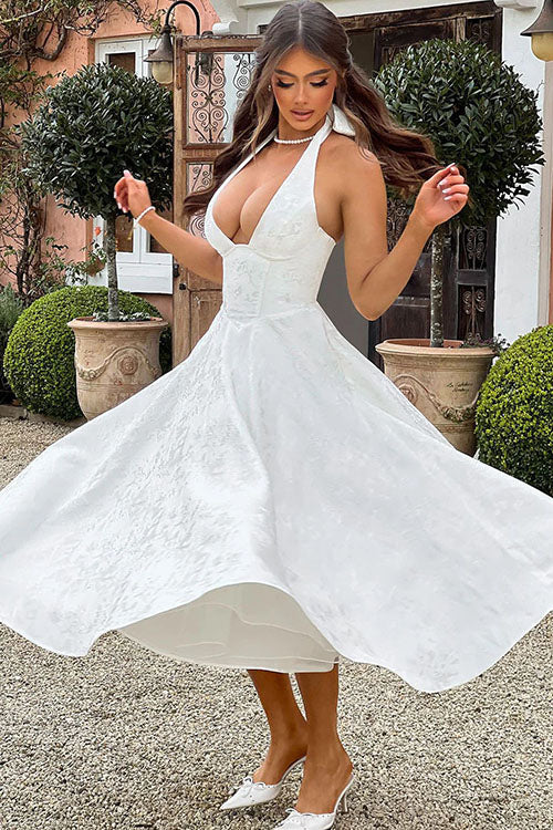 Lucy | Women's Elegant A-line Wedding Guest Dress