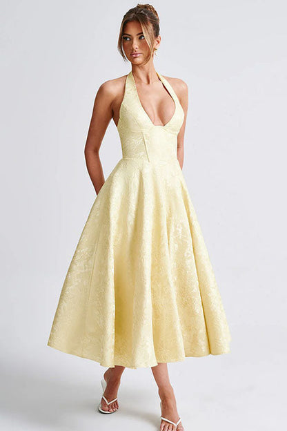 Lucy | Women's Elegant A-line Wedding Guest Dress