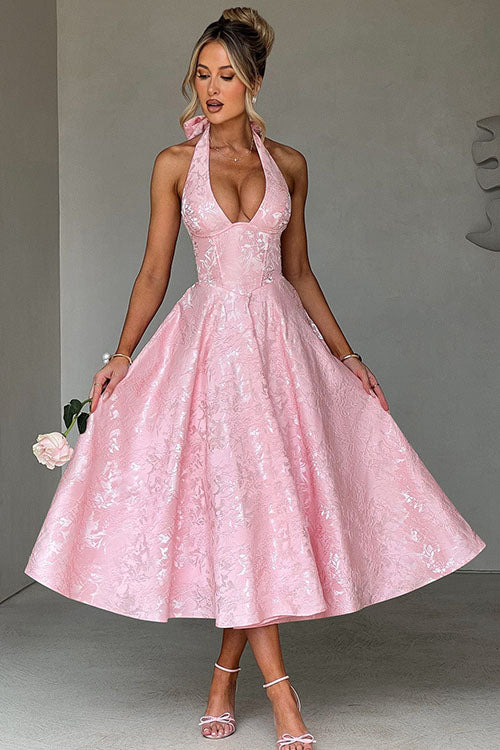 Lucy | Women's Elegant A-line Wedding Guest Dress