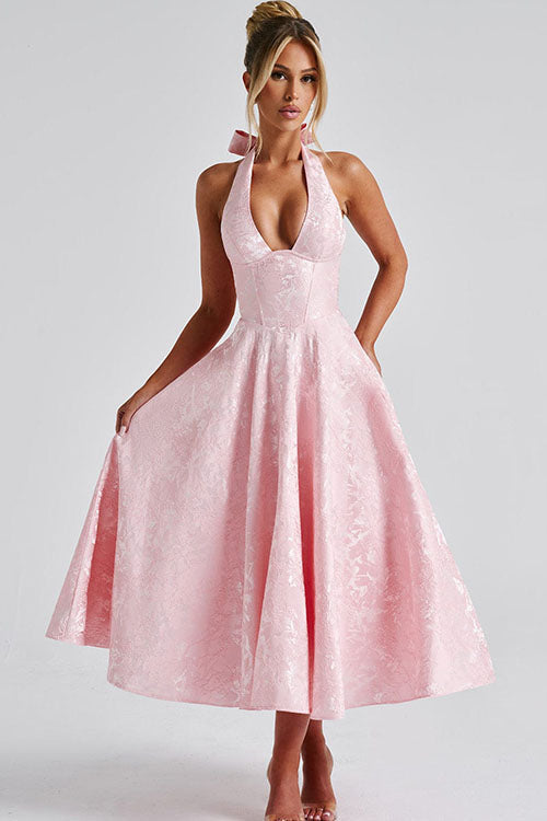 Lucy | Women's Elegant A-line Wedding Guest Dress