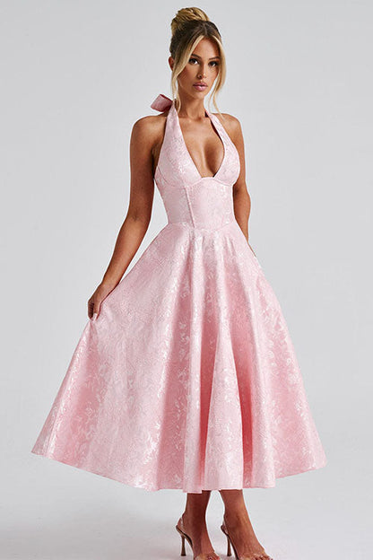 Lucy | Women's Elegant A-line Wedding Guest Dress