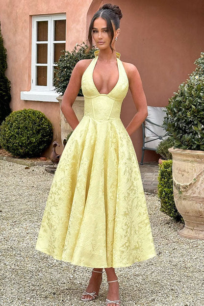 Lucy | Women's Elegant A-line Wedding Guest Dress