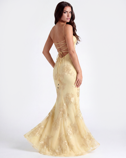 Karen | Women's Embroided Formal Wedding Guest Dress