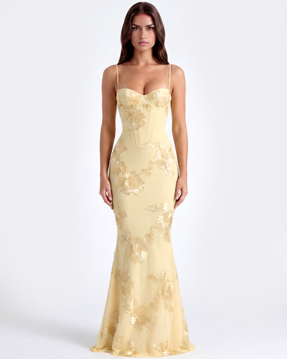 Karen | Women's Embroided Formal Wedding Guest Dress