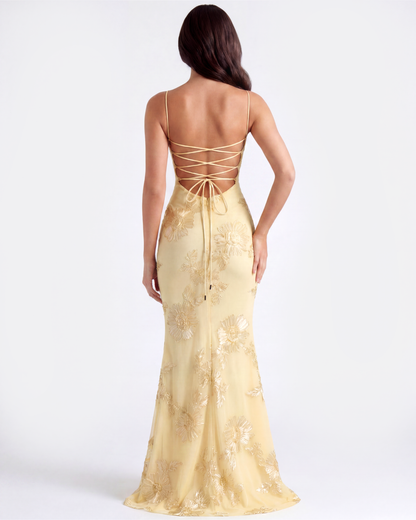 Karen | Women's Embroided Formal Wedding Guest Dress