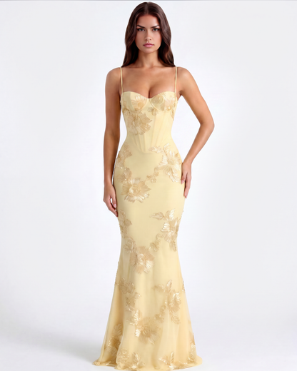 Karen | Women's Embroided Formal Wedding Guest Dress