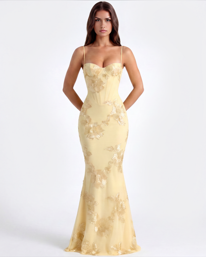 Karen | Women's Embroided Formal Wedding Guest Dress