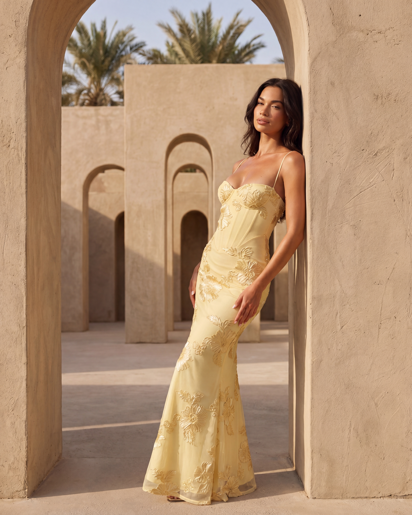 Karen | Women's Embroided Formal Wedding Guest Dress