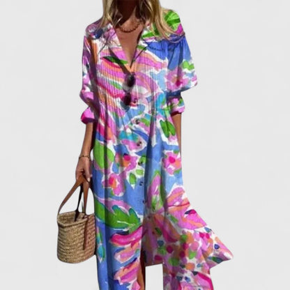 Deborah | Women's Printed Summer Boho Dress