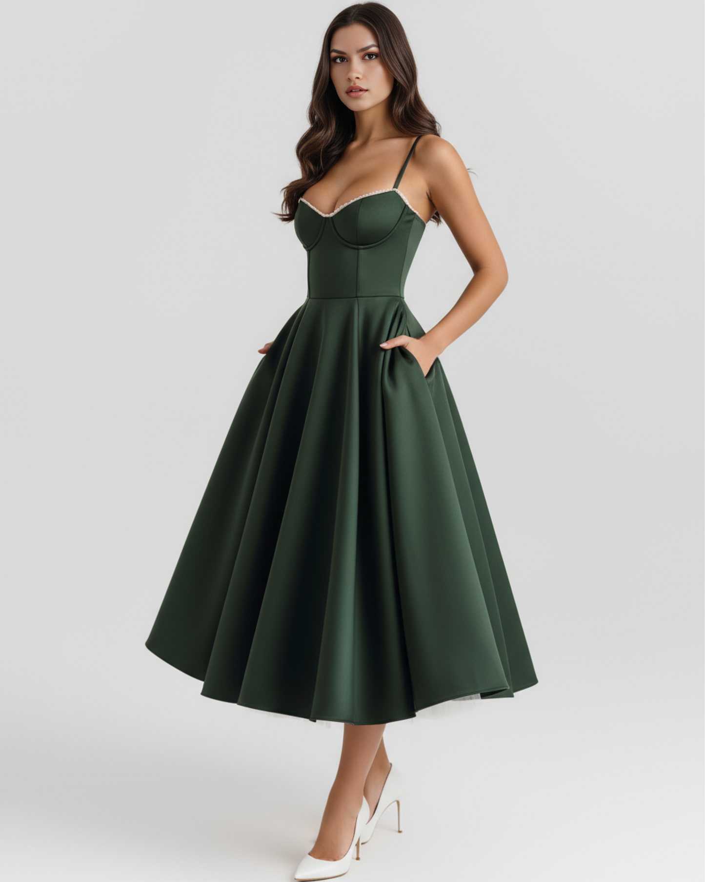 Gillian | Women's Elegant A-line Flared Dress