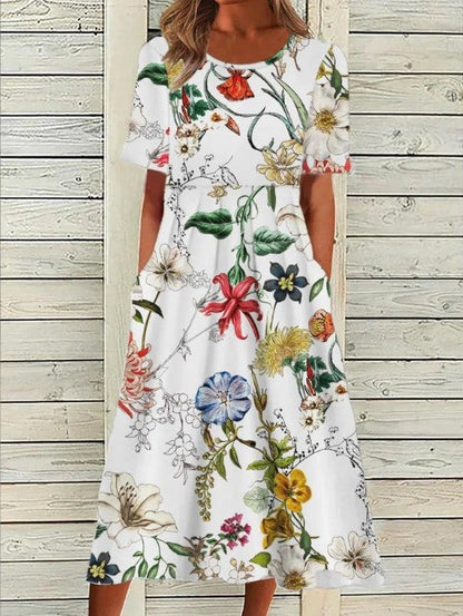 Sandra | Women's Summer Floral Printed Dress