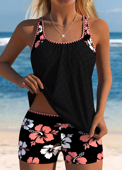 Nicole | Women's Summer Round Neck Tankini Swimsuit