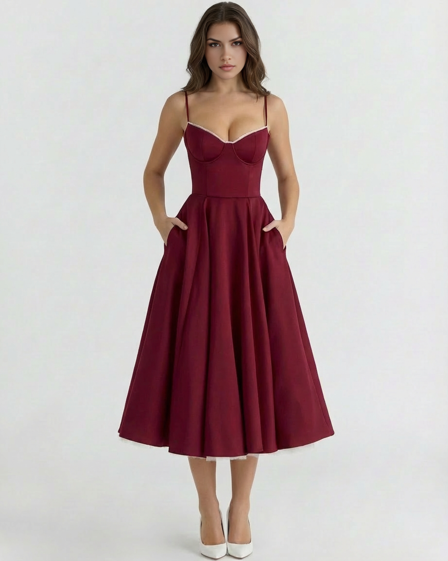 Gillian | Women's Elegant A-line Flared Dress