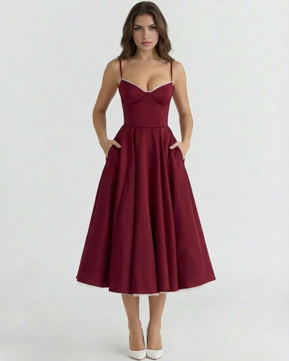 Gillian | Women's Elegant A-line Flared Dress