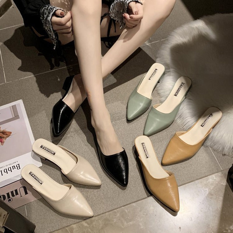 Esme | Women's Casual Slip-on Point Toe Sandals