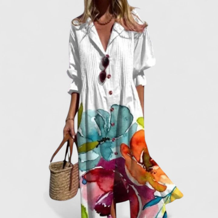 Deborah | Women's Printed Summer Boho Dress