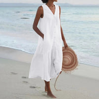 Geraldine | Women's Casual Tummy Coverage Beach Dress