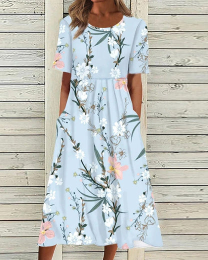Sandra | Women's Summer Floral Printed Dress