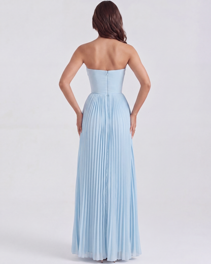 Lily | Women's Elegant Pleated Maxi Dress
