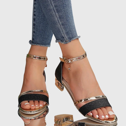 Amber | Women's Strappy Low Heeled Sandals