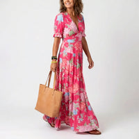 Lexi | Women's Summer Floral V-neck Dress