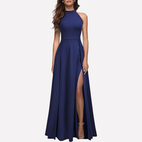 Christine | Women's Formal Side Slit Maxi Dress