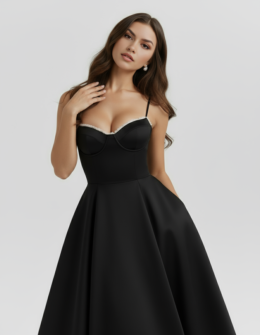 Gillian | Women's Elegant A-line Flared Dress