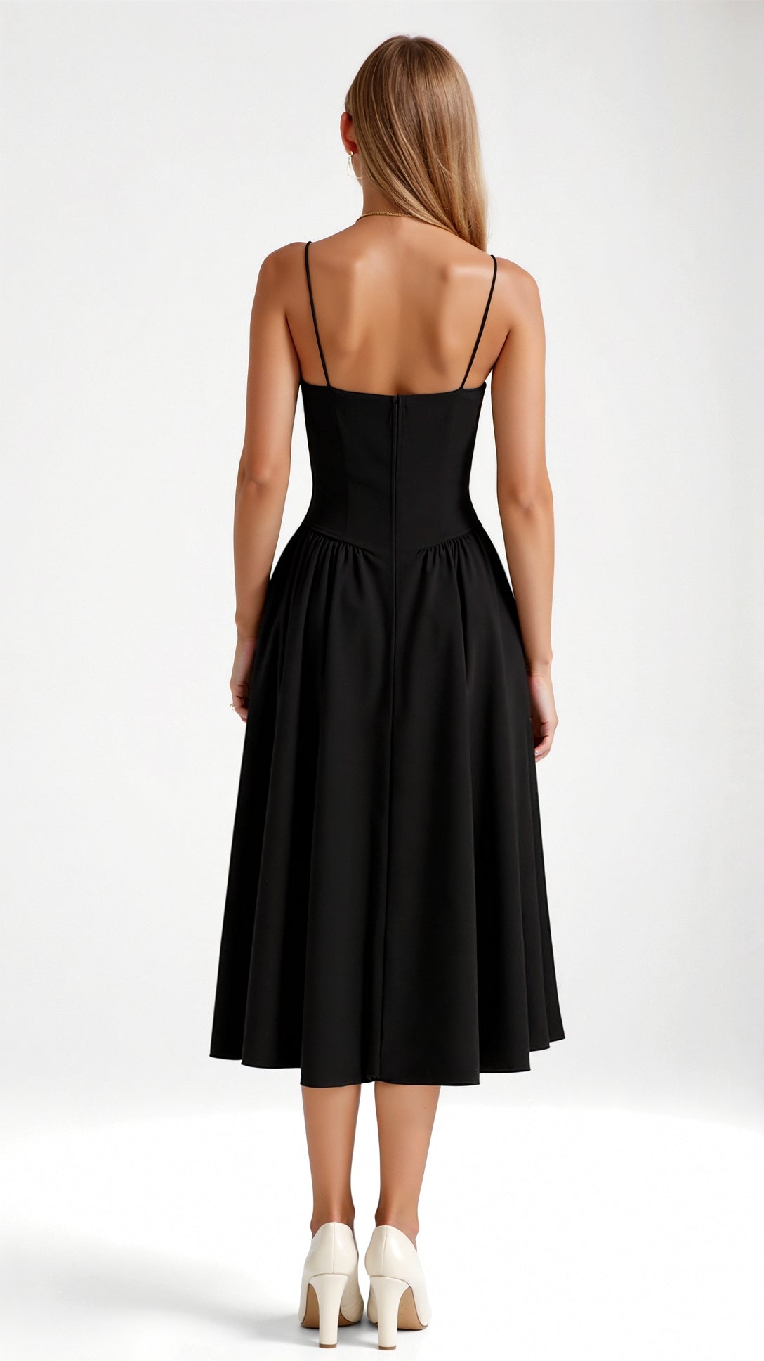 Imogen | Women's Bustier Wedding Guest Dress Midi Dress